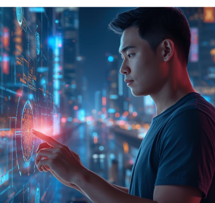 The scene conveys innovation on linking words and Phrases