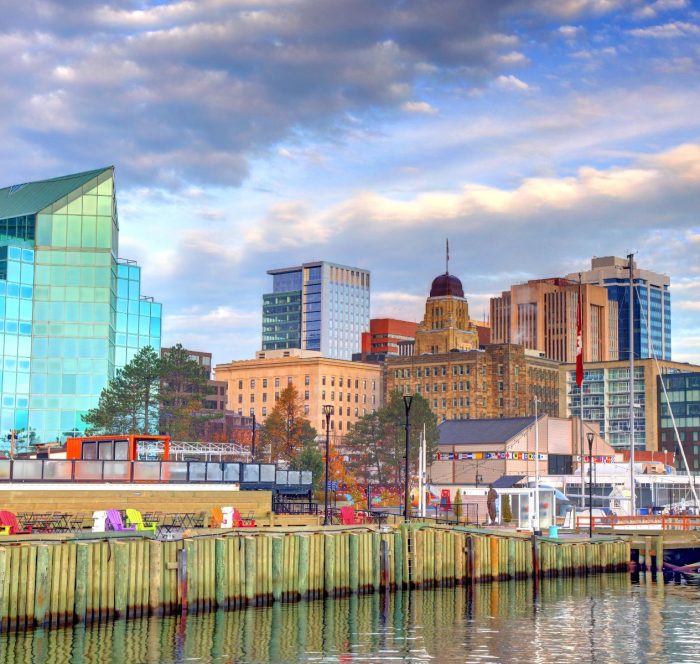 Stunning view of Halifax with Oxford International campus