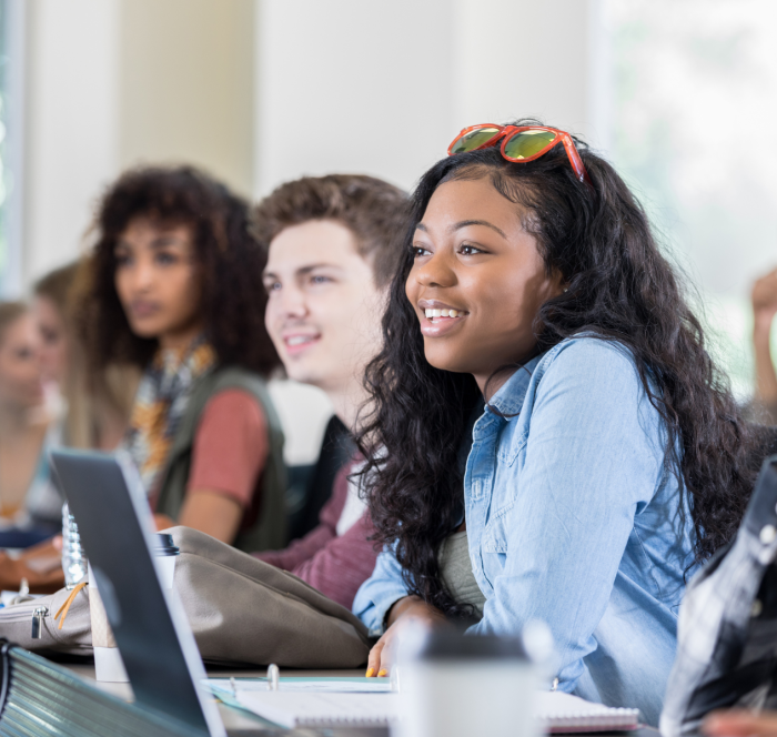 Students in class